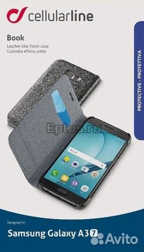 Фирменный Чехол-Книжка на samsung Galaxy A3 (2017)