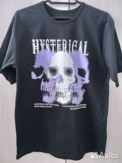 Чёрная унисекс футболка с принтом