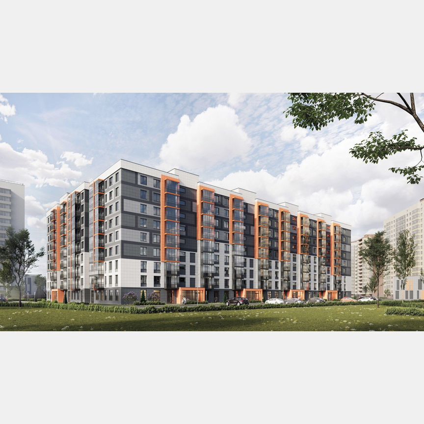 2-к. квартира, 67,8 м², 2/9 эт.