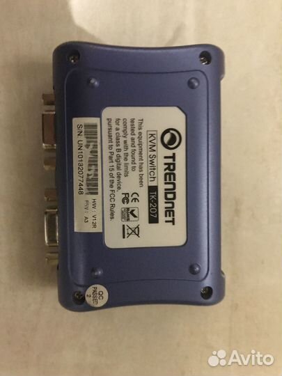 Kvm переключатель Trendnet TK-207