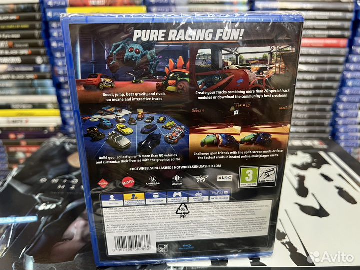 Диск Hot Wheels Unleashed PS4 / Новый