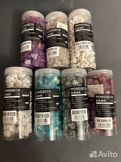 Свитчи Monsgeek 110шт в банка