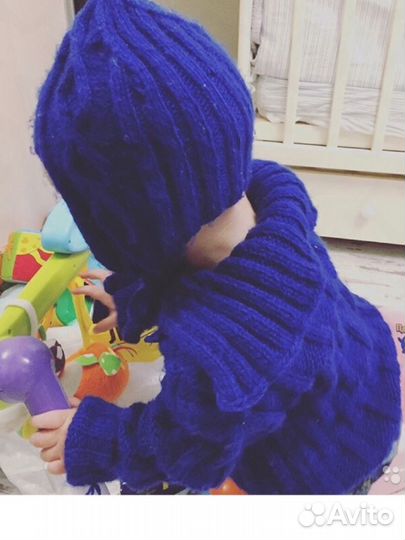Вязаные детские свитер, носочки, плед, шапочка, са