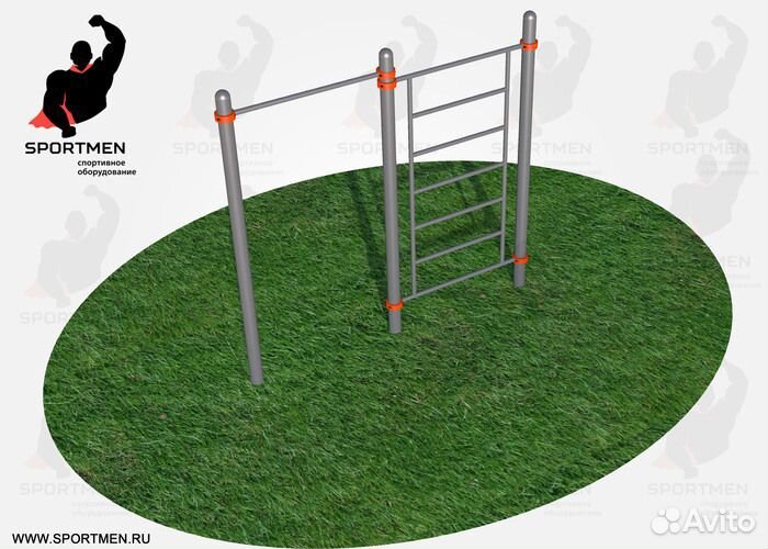 Шведская стенка С турником свс-78