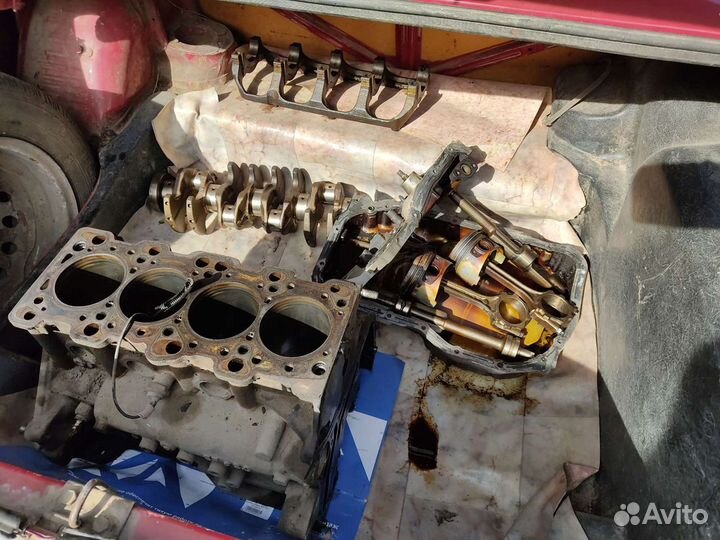 Мотор по запчастям Соната тагаз (сириус)