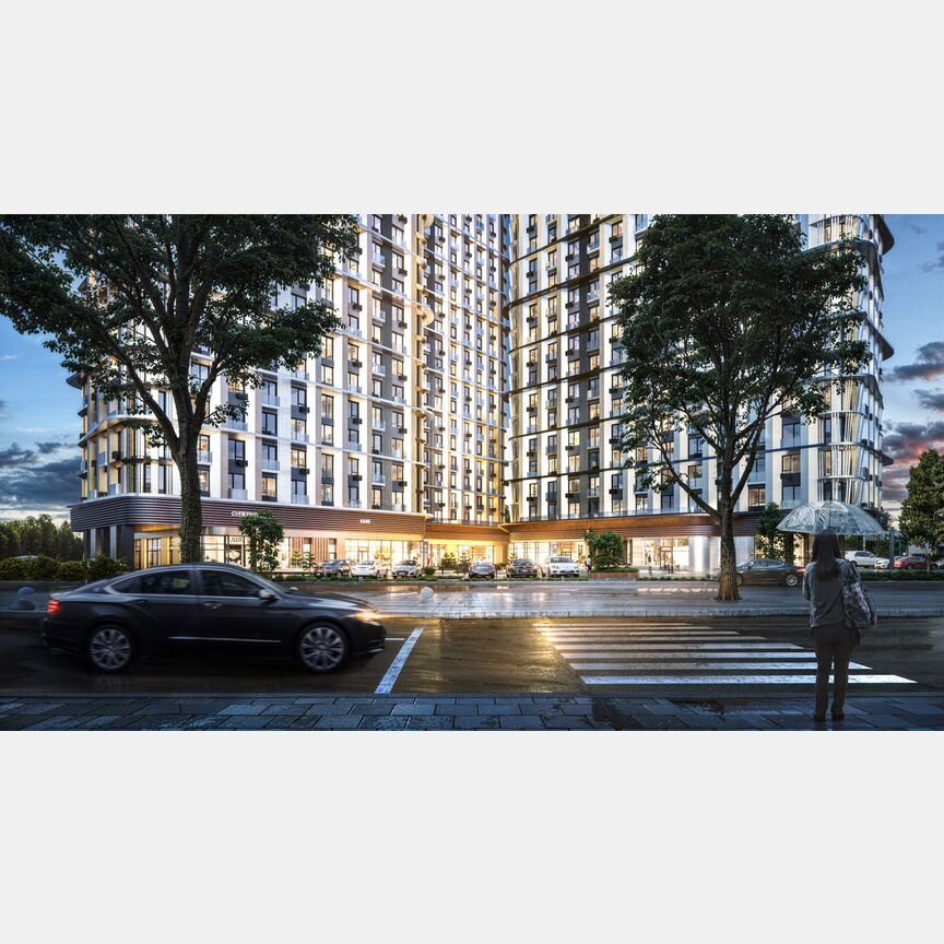 2-к. квартира, 50,2 м², 2/17 эт.