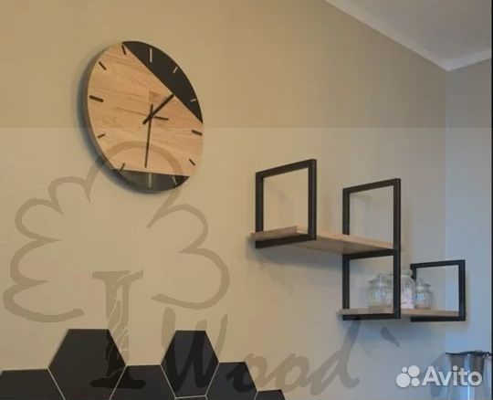 Полки из массива дуба и лиственницы