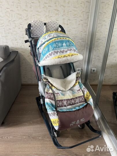 Санки- коляска ника