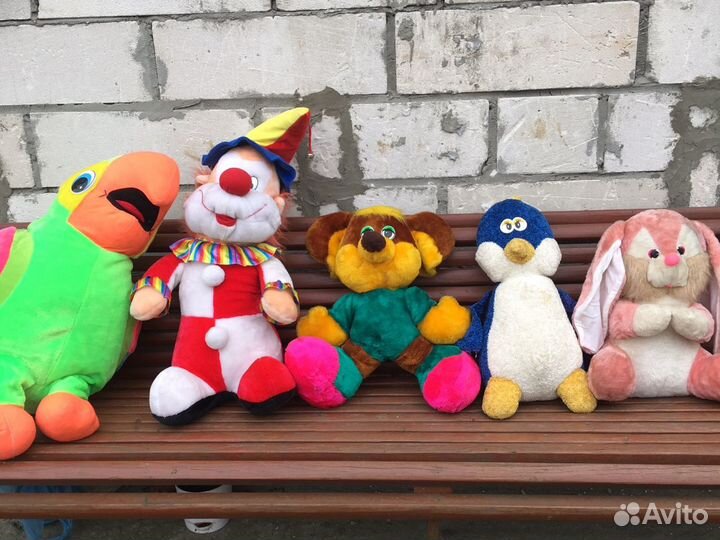 Игрушки мягкие крупные