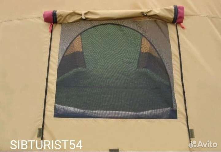 Палатка люкс 4-х местная с кухней высотой 195см