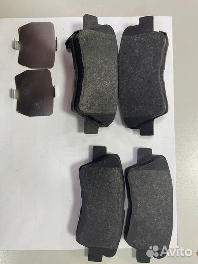 Колодки тормозные задние geely, hyundai, kia