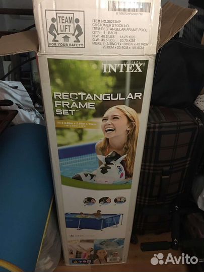 Бассейн каркасный intex