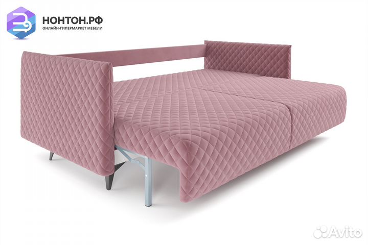 Диван тик-так Вашингтон розовый