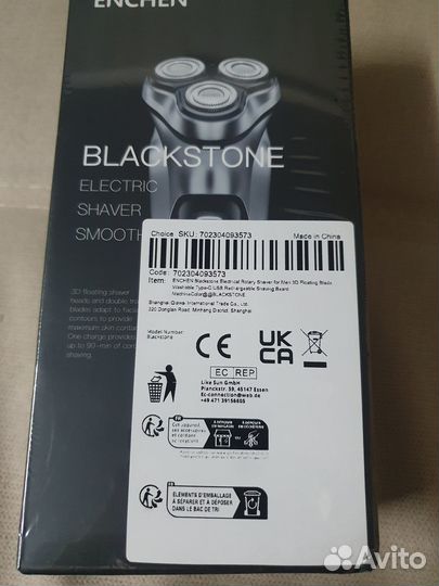 Электробритва enchen blackstone