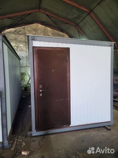 Модульный вагончик для строительства (бытовка)