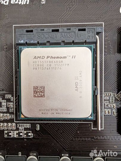 AMD Phenom II X6 1055T 6 ядер AM3/AM3+