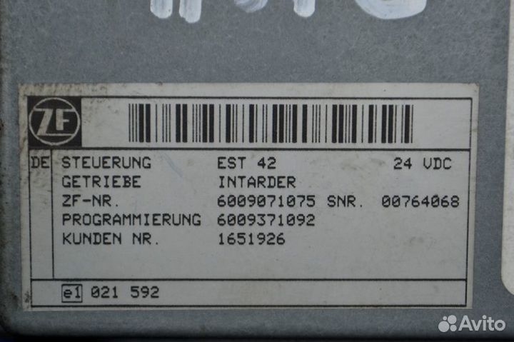 Блок управления ретардером DAF XF95 (01.02-12.06)