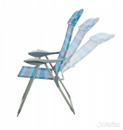Кресло шезлонг для дачи, пляжа, веранды