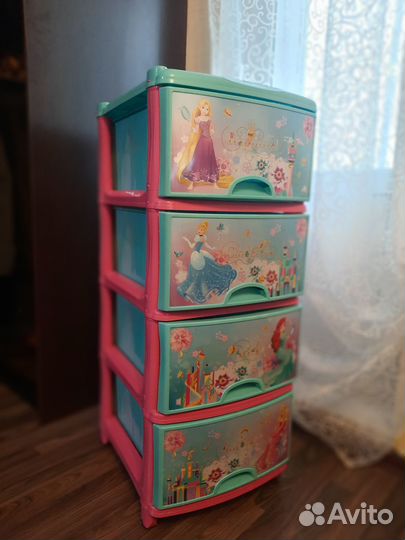 Стеллаж для игрушек пластиковый