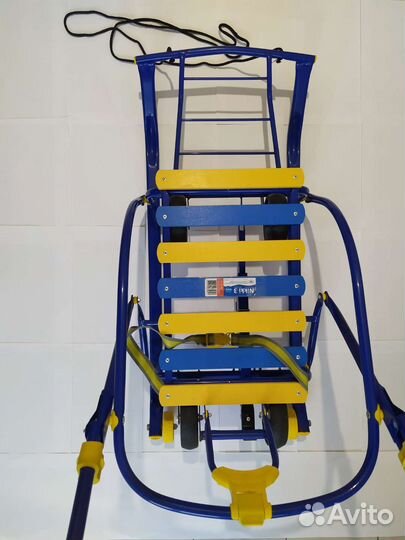 Детские санки с колесами Nikki 3