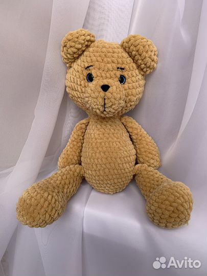 Медведь ручной работы амигуруми