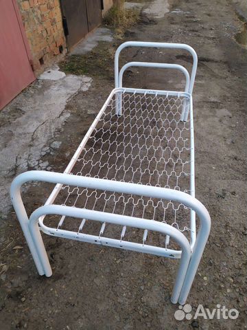 Кровать односпальная железная бу купить в Иркутске | Товары для дома и ...