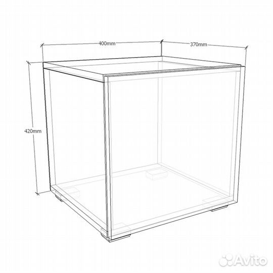 Тумба Онге-952ip сосна белая прикроватная