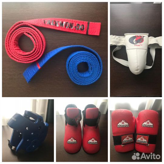 Экипировка для тхэквондо + пояса