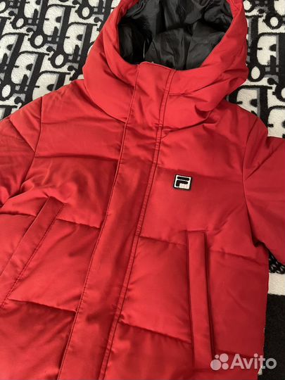 Пальто зимнее для машьчика fila, 134