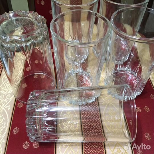 Большие Стаканы под под напитки 6 шт по 0,400 м
