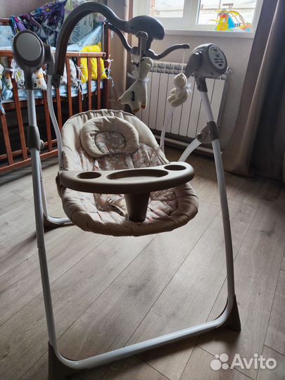 Электронные качели шезлонг