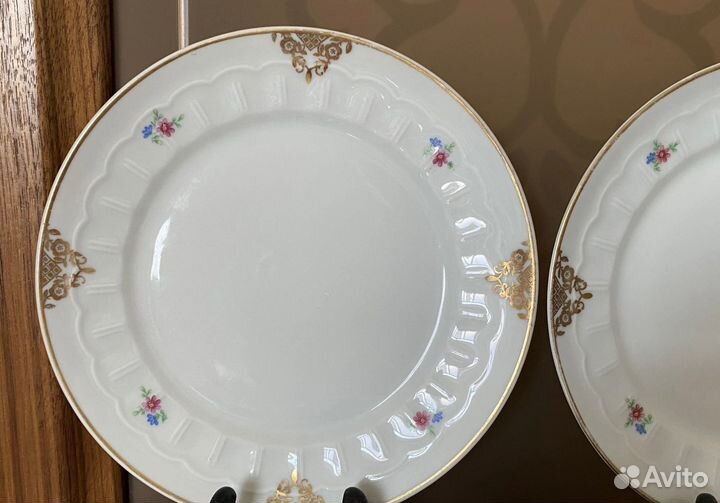 Антикварные тарелки для второго Altenburg Saxo
