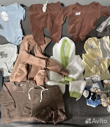 Большой пакет с детскими вещами