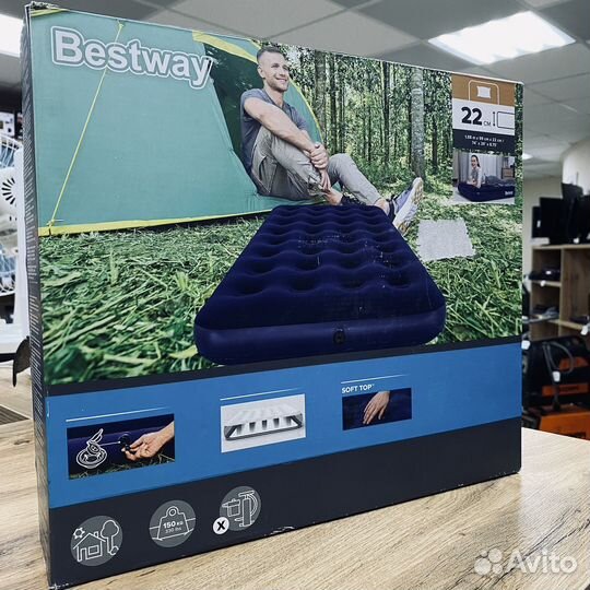 Bestway надувной матрас 99х188х22см