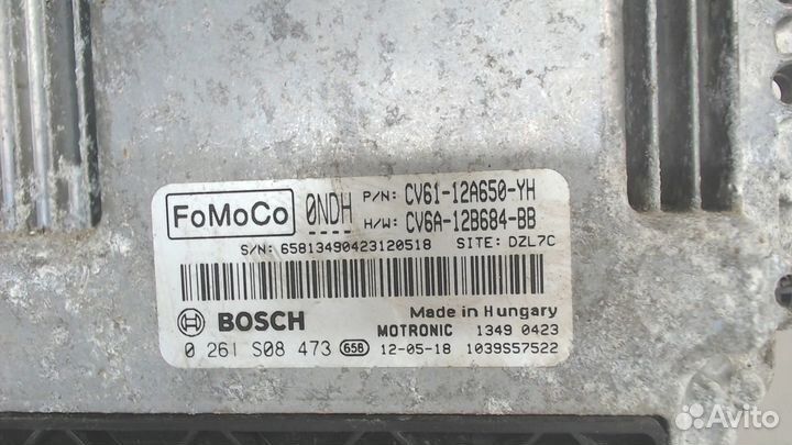 Блок управления двигателем Ford Focus 3, 2012