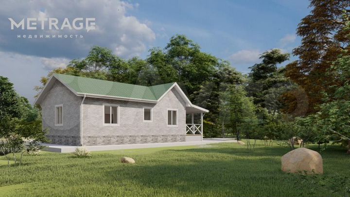 Дом 124,8 м² на участке 5 сот.