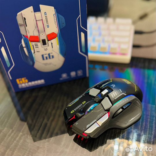 Беспроводная игровая мышь G6 с RGB-подсветкой