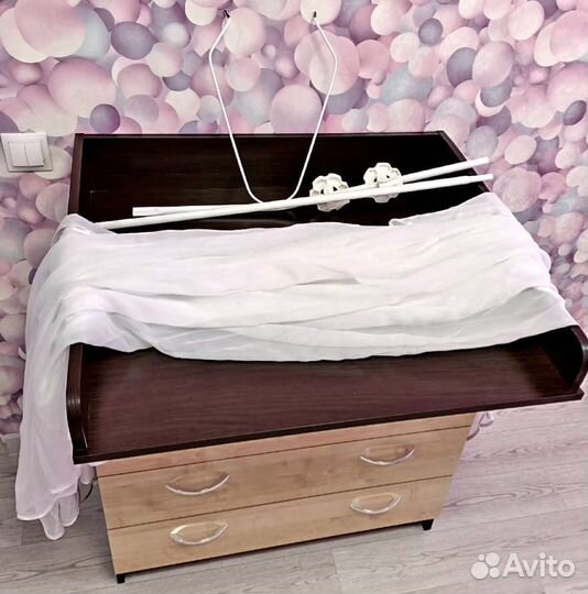 Балдахин в кроватку с держателем