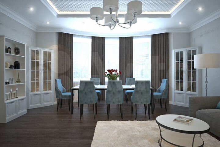 3-к. квартира, 116,8 м², 8/11 эт.