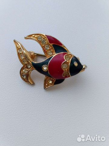 Брошь.ссср.Рыбка