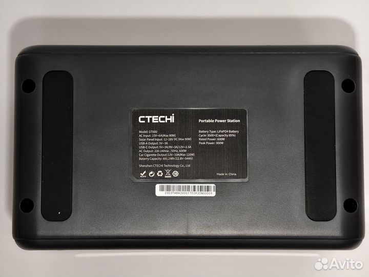 Портативная зарядная станция ctechi GT600 Pro (691