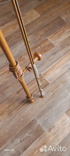 Карниз потолочный двухрядный 3,1 м вишня