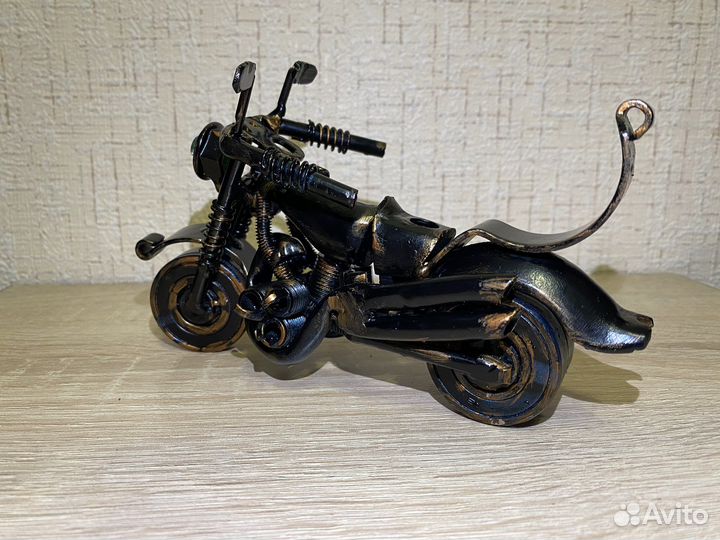 Статуэтка мотоцикл металическая