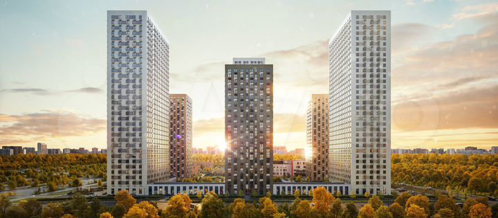 Квартира-студия, 23,6 м², 32/33 эт.