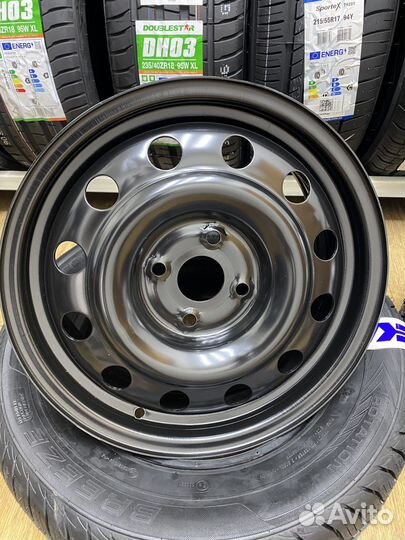 Штампованные диски R15 Solaris Rio тзск