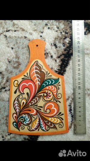 Досточка деревянная ручной росписи