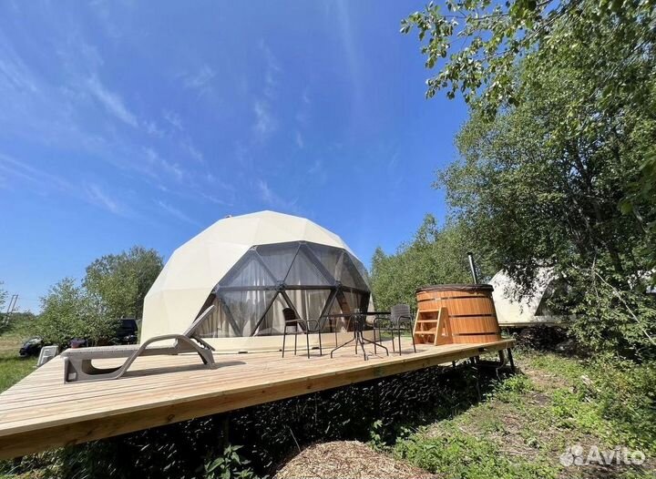 Геокупол, шатер для глэмпинга