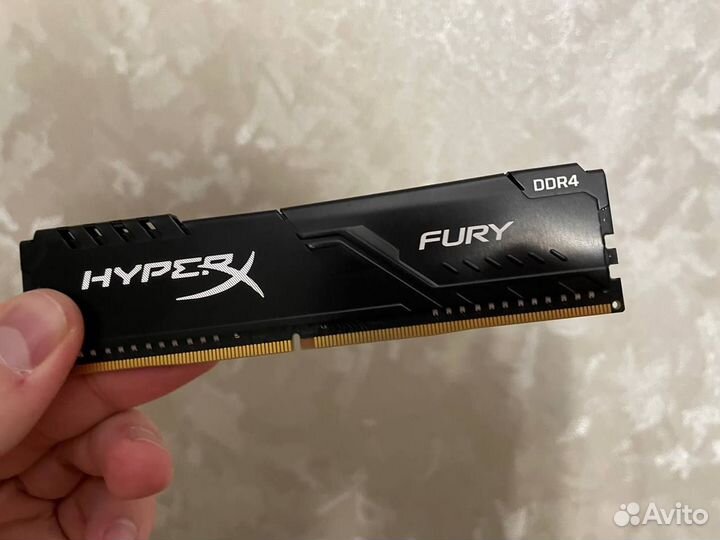Оперативная память Kingston HyperX fury Black
