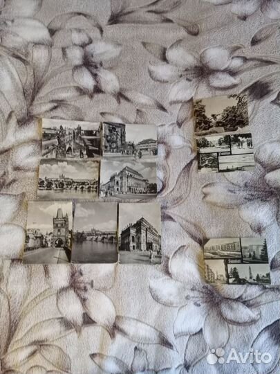 Открытки городов Цветн и Ч/Б СССР 1950-х - 1980-х