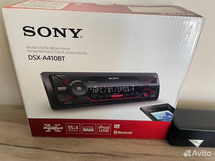 Магнитола sony dsx a410bt